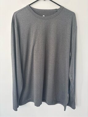 Solbari Men's Size XXL UPF 50+ Long Sleeve Sun Shirt Gray Activewear Top
